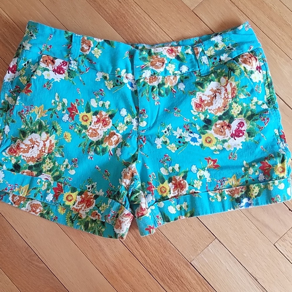 Dear John floral patterned shorts size 29
